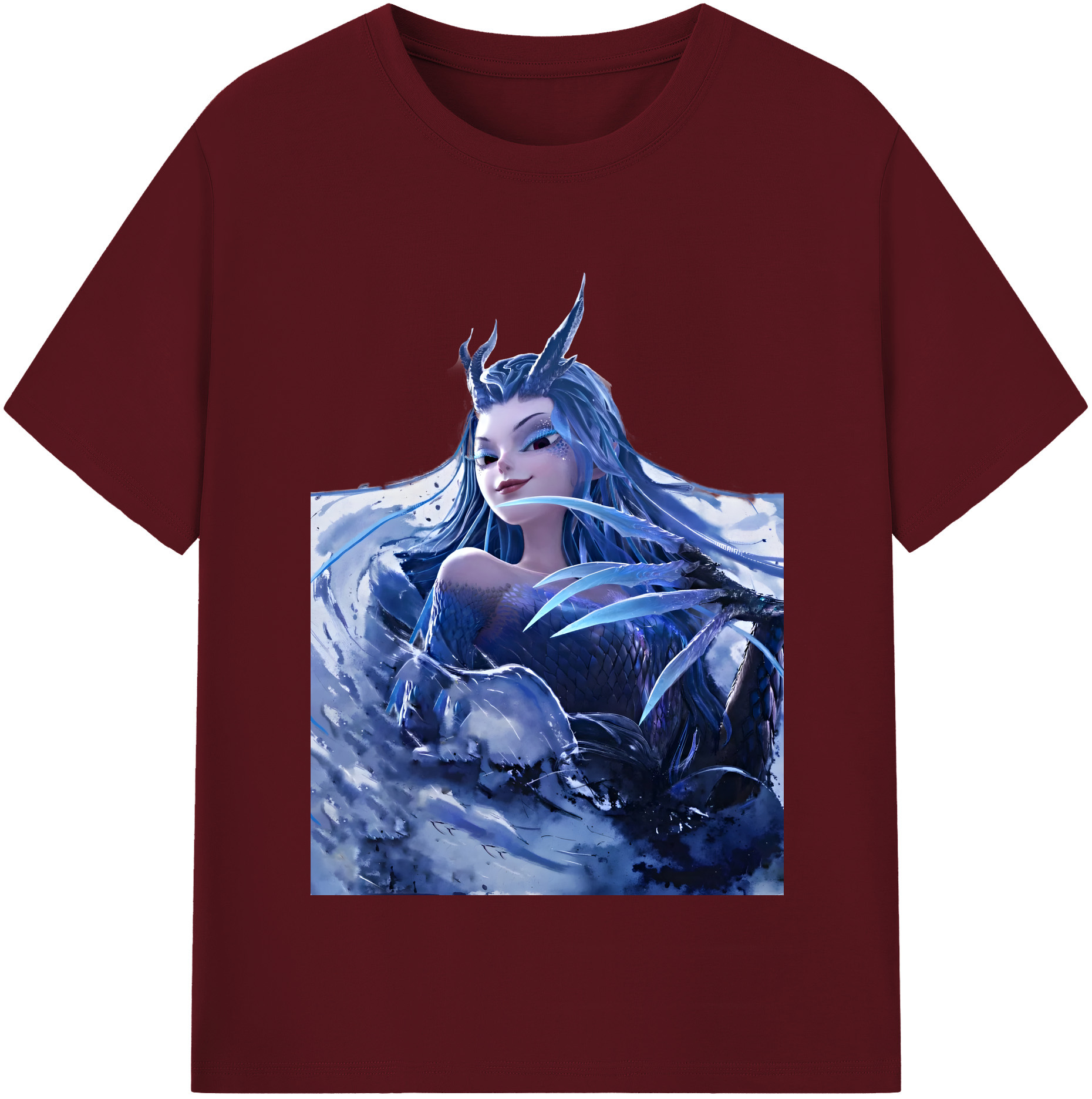 （画像用） Ne Zha 2 ナタ 魔童の大暴れ 綿100％半袖Tシャツ（フロントプリント）